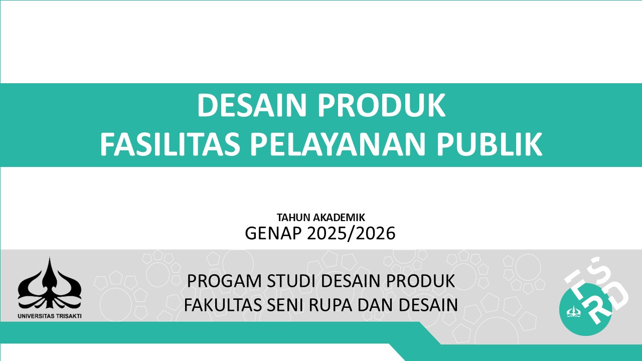 Desain Produk Fasilitas Pelayanan Publik
