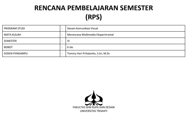 Merencana Multimedia Eksperimental (K.Multimedia) ^^